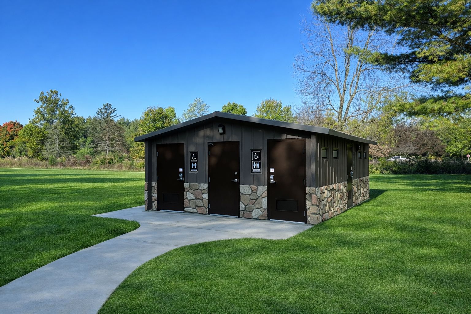 Elkhart County Park construction details in Elkhart, IN by R. Yoder Construction